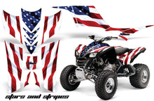 Load image into Gallery viewer, ATV Graphics Kit Quad Decal Sticker Wrap For Kawasaki KFX700 2003-2009 USA FLAG-atv motorcycle utv parts accessories gear helmets jackets gloves pantsAll Terrain Depot