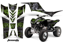 Load image into Gallery viewer, ATV Graphics Kit Quad Decal Sticker Wrap For Kawasaki KFX700 2003-2009 TOXIC GREEN BLACK-atv motorcycle utv parts accessories gear helmets jackets gloves pantsAll Terrain Depot