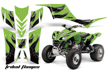 Load image into Gallery viewer, ATV Graphics Kit Quad Decal Sticker Wrap For Kawasaki KFX700 2003-2009 TRIBAL BLACK GREEN-atv motorcycle utv parts accessories gear helmets jackets gloves pantsAll Terrain Depot