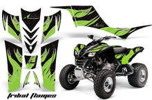 Load image into Gallery viewer, ATV Graphics Kit Quad Decal Sticker Wrap For Kawasaki KFX700 2003-2009 TRIBAL GREEN BLACK-atv motorcycle utv parts accessories gear helmets jackets gloves pantsAll Terrain Depot