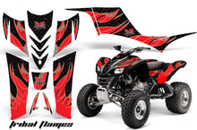 Load image into Gallery viewer, ATV Graphics Kit Quad Decal Sticker Wrap For Kawasaki KFX700 2003-2009 TRIBAL RED BLACK-atv motorcycle utv parts accessories gear helmets jackets gloves pantsAll Terrain Depot