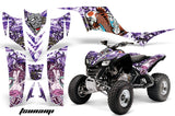 ATV Graphics Kit Quad Decal Sticker Wrap For Kawasaki KFX700 2003-2009 TSUNAMI PURPLE