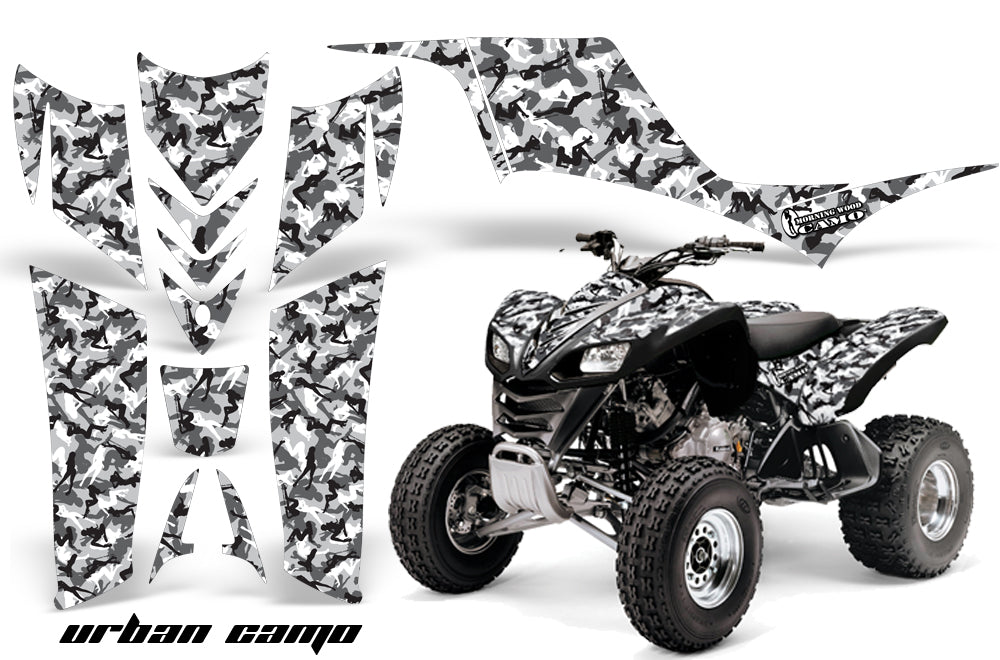 ATV Graphics Kit Quad Decal Sticker Wrap For Kawasaki KFX700 2003-2009 URBAN CAMO BLACK-atv motorcycle utv parts accessories gear helmets jackets gloves pantsAll Terrain Depot