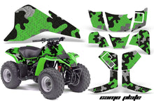 Load image into Gallery viewer, ATV Graphics Kit Quad Decal Sticker Wrap For Kawasaki KFX80 2003-2006 CAMOPLATE GREEN-atv motorcycle utv parts accessories gear helmets jackets gloves pantsAll Terrain Depot