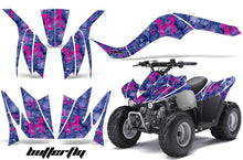 Load image into Gallery viewer, ATV Graphics Kit Quad Decal Wrap For Kawasaki KFX50 KFX90 2007-2017 BUTTERFLIES PINK BLACK-atv motorcycle utv parts accessories gear helmets jackets gloves pantsAll Terrain Depot