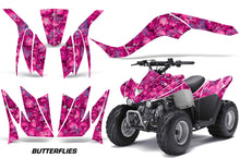 Load image into Gallery viewer, ATV Graphics Kit Quad Decal Wrap For Kawasaki KFX50 KFX90 2007-2017 BUTTERFLIES PURPLE PINK-atv motorcycle utv parts accessories gear helmets jackets gloves pantsAll Terrain Depot