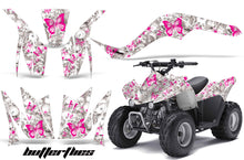 Load image into Gallery viewer, ATV Graphics Kit Quad Decal Wrap For Kawasaki KFX50 KFX90 2007-2017 BUTTERFLIES PINK WHITE-atv motorcycle utv parts accessories gear helmets jackets gloves pantsAll Terrain Depot