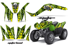 Load image into Gallery viewer, ATV Graphics Kit Quad Decal Wrap For Kawasaki KFX50 KFX90 2007-2017 MOTORHEAD GREEN-atv motorcycle utv parts accessories gear helmets jackets gloves pantsAll Terrain Depot