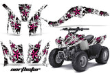 ATV Graphics Kit Quad Decal Wrap For Kawasaki KFX50 KFX90 2007-2017 NORTHSTAR PINK WHITE