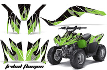 Load image into Gallery viewer, ATV Graphics Kit Quad Decal Wrap For Kawasaki KFX50 KFX90 2007-2017 TRIBAL GREEN BLACK-atv motorcycle utv parts accessories gear helmets jackets gloves pantsAll Terrain Depot
