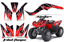 Load image into Gallery viewer, ATV Graphics Kit Quad Decal Wrap For Kawasaki KFX50 KFX90 2007-2017 TRIBAL RED BLACK-atv motorcycle utv parts accessories gear helmets jackets gloves pantsAll Terrain Depot