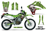 Dirt Bike Graphics Kit MX Decal Wrap For Kawasaki KLX250S 2004-2007 BONES GREEN