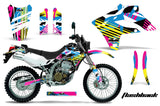 Dirt Bike Graphics Kit MX Decal Wrap For Kawasaki KLX250S 2004-2007 FLASHBACK