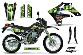 Graphics Kit MX Decal Wrap + # Plates For Kawasaki KLX250S 2004-2007 HATTER GREEN BLACK-atv motorcycle utv parts accessories gear helmets jackets gloves pantsAll Terrain Depot