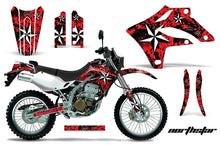 Load image into Gallery viewer, Dirt Bike Graphics Kit MX Decal Wrap For Kawasaki KLX250S 2004-2007 NORTHSTAR RED WHITE-atv motorcycle utv parts accessories gear helmets jackets gloves pantsAll Terrain Depot