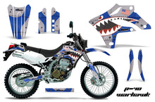 Load image into Gallery viewer, Dirt Bike Graphics Kit MX Decal Wrap For Kawasaki KLX250S 2004-2007 WARHAWK BLUE-atv motorcycle utv parts accessories gear helmets jackets gloves pantsAll Terrain Depot