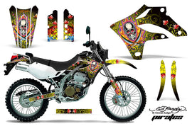 Dirt Bike Graphics Kit MX Decal Wrap For Kawasaki KLX250S 2004-2007 EDHP YELLOW-atv motorcycle utv parts accessories gear helmets jackets gloves pantsAll Terrain Depot