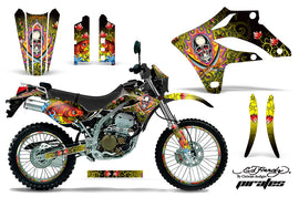 Graphics Kit MX Decal Wrap + # Plates For Kawasaki KLX250S 2004-2007 EDHP YELLOW-atv motorcycle utv parts accessories gear helmets jackets gloves pantsAll Terrain Depot