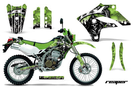 Dirt Bike Graphics Kit MX Decal Wrap For Kawasaki KLX250S 2004-2007 REAPER GREEN-atv motorcycle utv parts accessories gear helmets jackets gloves pantsAll Terrain Depot