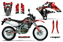 Load image into Gallery viewer, Dirt Bike Graphics Kit MX Decal Wrap For Kawasaki KLX250S 2004-2007 REAPER RED-atv motorcycle utv parts accessories gear helmets jackets gloves pantsAll Terrain Depot