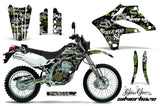 Dirt Bike Graphics Kit MX Decal Wrap For Kawasaki KLX250S 2004-2007 SSSH GREEN BLACK
