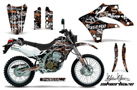 Dirt Bike Graphics Kit MX Decal Wrap For Kawasaki KLX250S 2004-2007 SSSH ORANGE BLACK-atv motorcycle utv parts accessories gear helmets jackets gloves pantsAll Terrain Depot