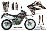 Dirt Bike Graphics Kit MX Decal Wrap For Kawasaki KLX250S 2004-2007 SSSH ORANGE BLACK