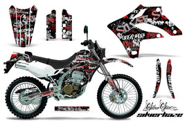 Dirt Bike Graphics Kit MX Decal Wrap For Kawasaki KLX250S 2004-2007 SSSH RED BLACK-atv motorcycle utv parts accessories gear helmets jackets gloves pantsAll Terrain Depot