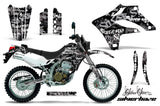 Dirt Bike Graphics Kit MX Decal Wrap For Kawasaki KLX250S 2004-2007 SSSH SILVER BLACK
