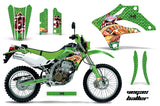 Dirt Bike Graphics Kit MX Decal Wrap For Kawasaki KLX250S 2004-2007 VEGAS GREEN