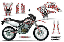 Load image into Gallery viewer, Dirt Bike Graphics Kit MX Decal Wrap For Kawasaki KLX250S 2004-2007 WIDOW RED WHITE-atv motorcycle utv parts accessories gear helmets jackets gloves pantsAll Terrain Depot