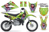 Dirt Bike Graphics Kit Decal Sticker Wrap For Kawasaki KLX110L 2010-2016 EDHP GREEN