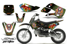 Load image into Gallery viewer, Decal Graphic Kit Wrap For Kawasaki KLX 110 2002-2009 KX 65 2002-2018 EDHP GREEN-atv motorcycle utv parts accessories gear helmets jackets gloves pantsAll Terrain Depot