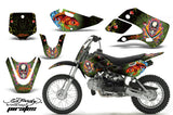 Decal Graphic Kit Wrap For Kawasaki KLX 110 2002-2009 KX 65 2002-2018 EDHP GREEN