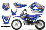 Decal Graphic Kit Wrap For Kawasaki KLX 110 2002-2009 KX 65 2002-2018 TBOMBER BLUE