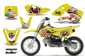 Decal Graphic Kit Wrap For Kawasaki KLX 110 2002-2009 KX 65 2002-2018 VEGAS YELLOW-atv motorcycle utv parts accessories gear helmets jackets gloves pantsAll Terrain Depot