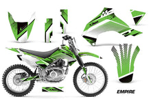 Load image into Gallery viewer, Dirt Bike Decal Graphics Kit Sticker Wrap For Kawasaki KLX140 2008-2018 EMPIRE GREEN-atv motorcycle utv parts accessories gear helmets jackets gloves pantsAll Terrain Depot