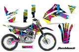 Graphics Kit Decal Sticker Wrap + # Plates For Kawasaki KLX140 2008-2018 FLASHBACK