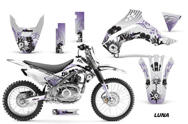 Dirt Bike Decal Graphics Kit Sticker Wrap For Kawasaki KLX140 2008-2018 LUNA PURPLE-atv motorcycle utv parts accessories gear helmets jackets gloves pantsAll Terrain Depot