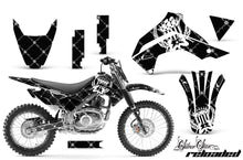 Load image into Gallery viewer, Graphics Kit Decal Sticker Wrap + # Plates For Kawasaki KLX140 2008-2018 RELOADED WHITE BLACK-atv motorcycle utv parts accessories gear helmets jackets gloves pantsAll Terrain Depot