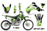 Dirt Bike Decal Graphics Kit Sticker Wrap For Kawasaki KLX140 2008-2018 STREET STAR GREEN