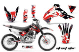 Dirt Bike Decal Graphics Kit Sticker Wrap For Kawasaki KLX140 2008-2018 STREET STAR RED
