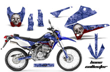 Load image into Gallery viewer, Dirt Bike Decals Graphics Kit Sticker Wrap For Kawasaki KLX250 2008-2018 BONES BLUE-atv motorcycle utv parts accessories gear helmets jackets gloves pantsAll Terrain Depot