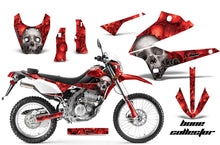 Load image into Gallery viewer, Dirt Bike Decals Graphics Kit Sticker Wrap For Kawasaki KLX250 2008-2018 BONES RED-atv motorcycle utv parts accessories gear helmets jackets gloves pantsAll Terrain Depot