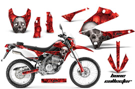 Dirt Bike Decals Graphics Kit Sticker Wrap For Kawasaki KLX250 2008-2018 BONES RED-atv motorcycle utv parts accessories gear helmets jackets gloves pantsAll Terrain Depot