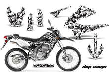 Load image into Gallery viewer, Dirt Bike Decals Graphics Kit Sticker Wrap For Kawasaki KLX250 2008-2018 DIGICAMO WHITE-atv motorcycle utv parts accessories gear helmets jackets gloves pantsAll Terrain Depot