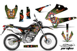 Dirt Bike Decals Graphics Kit Sticker Wrap For Kawasaki KLX250 2008-2018 EDHP GREEN