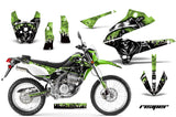 Dirt Bike Decals Graphics Kit Sticker Wrap For Kawasaki KLX250 2008-2018 REAPER GREEN