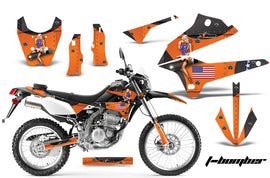 Dirt Bike Decals Graphics Kit Sticker Wrap For Kawasaki KLX250 2008-2018 TBOMBER ORANGE-atv motorcycle utv parts accessories gear helmets jackets gloves pantsAll Terrain Depot