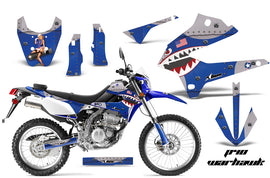 Dirt Bike Decals Graphics Kit Sticker Wrap For Kawasaki KLX250 2008-2018 WARHAWK BLUE-atv motorcycle utv parts accessories gear helmets jackets gloves pantsAll Terrain Depot